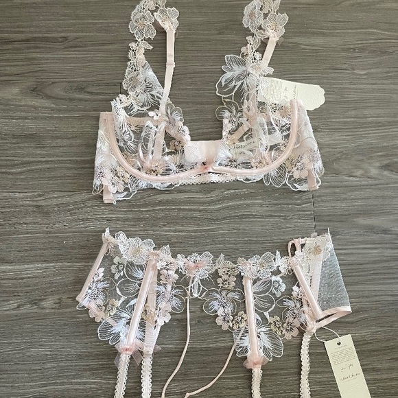 For Love and Lemons Bra and Garter Belt - Picture 9 of 12